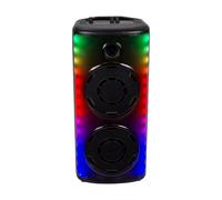 1 pz 20W Rechargeable Speaker with 1 Wired Microphone RF Control & Handle(28Inc