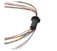 1 pz. 22 mm di diametro 36 canali potenza/trasmissione segnale anello collettore 2A connettore anello collettore conduttivo a rotazione infinita connettore anello collettore