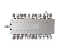 1 pz 22 prese 24 prese Inelt 6mm presa 6mm vasca olio distributore di grasso progressivo pompa for grasso ingegneria miscelatore metropolitana energia eolica(22 outlets)