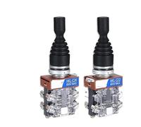 1 PZ 22mm Joystick Interruttore Momentaneo 4 posizioni 4NO autobloccante Ritorno a Molla Wobble Stick Monolever Rocker Interruttore a Croce HKL-C24(HKL-C12 Self locking)