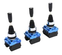 1 pz 22mm Joystick Interruttore Momentaneo Monolever Cross Rocker Master Switch 2/4-Way Auto-reset Self-lock 2NO 4NO HKC614 612 622 624(HKC-622 Self reset)