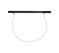 1 pz 23W LED Magnetic Track Light Flexible Tube 2M CCT: 3000K Dimmable Black Bod