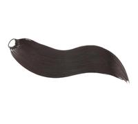 1 pz 24 pollici elastico fascia for capelli, capelli lunghi e lisci, coda di cavallo sintetica, parrucca in fibra sintetica intrecciata for le donne(2)