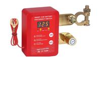 1 pz 240Amp Scollegamento batteria auto remoto Tensione intelligente Kill Switch Display tensione a LED 12V Antifurto(Red)