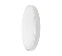 1 pz 24W LED Dome Light 6500K Round,White Frame IP44