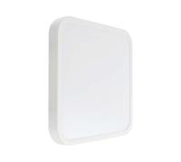 1 pz 24W LED Dome Light Square White Frame 3000K IP44