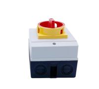 1 pz 25A 32A 40A 63A Interruttore isolatore ON-OFF Lucchetto fisso con blocco Camma rotante Custodia impermeabile 690V Due posizioni(3P 125-100-80,25A)