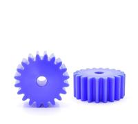 1 pz 28T-56T 2M Ingranaggio cilindrico piatto in nylon blu 28 30 32 34 35 36 38 40 42 44 45 48 50 52 55 56 denti(50 Teeth (OD 104mm))