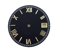 1 pz 29 mm for movimenti NH35 38 mm 39 mm 40 mm cassa 3 orologio 3,8 corona orologio(Black Gold index C)