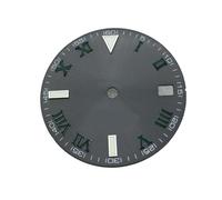 1 pz. 29 mm quadrante nero verde blu luminoso adatto for movimento NH35 NH36 accessori for orologi(Black dial B)