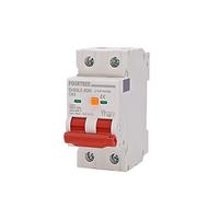 1 pz 2P 230 V RCBO MCB Interruttore di dispersione corrente residua con sovracorrente 10-63 A (dimensioni : 2P, colore : 32A)(10a)
