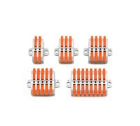 1 pz 2P 3P 4P 5P 6P connettori for cavi e fili a collegamento rapido in miniatura fissi morsettiera elettrica compatta(7P)