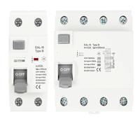 1 pz 2P 4P 10/30/100/300mA Interruttore differenziale for pila di ricarica for veicoli elettrici EV Tipo CC B 6KA Dispersione verso terra(30mA,2P 32A)