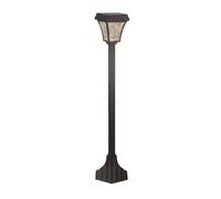 1 pz 2W LED Solar Stand Lamp Black Body 3In1 IP44