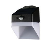 1 pz 2W LED Solar Wall light Panda Lithium Battery 3.7v 1200mA 4000K Black+White