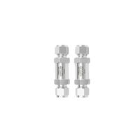 1 pz 3-32 mm 1/8 "-1" pollici raccordo a compressione valvola filtro in acciaio inossidabile 304 316(1l2,316)