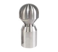 1 pz 3/8"-2"BSPT SS316 Sfera di spruzzo rotante in acciaio inossidabile Filettatura femmina sanitaria Testa pulizia del serbatoio CIP Raccordo lavaggio con copertura a 360 gradi(3/8 female thread)