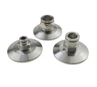 1 pz 3,8 cm Tri Clamp PC Pneumatico Quick Connector Adapter 6/8/10/12/14/16mm Tubo Acqua Gas Connettore (10mm Pipe)