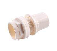 1 pz 3 colori ispessito 20~50 mm tubo in PVC acquario serbatoio scarico giunto casa giardino fai da te ingresso acqua uscita serbatoio connettori tubo(1pc white,Inner dia 20mm)