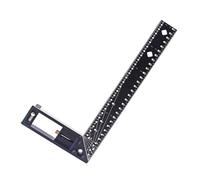 1 pz 30/40CM Righello di precisione for marcatura ad angolo retto Foro da 45/90 gradi Calibro for scriba industriale for lavorazione del legno(30cm)