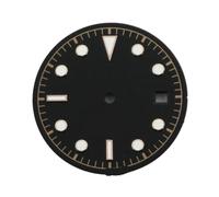 1 pz 30,5 mm quadrante nero blu luminoso NH35 ETA 2824 2836 8215 821A DG2813 3804 ST1612(NO1,Fit Nh35)