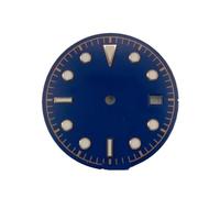1 pz 30,5 mm quadrante nero blu luminoso NH35 ETA 2824 2836 8215 821A DG2813 3804 ST1612(NO5,Fit Nh35)