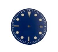 1 pz 30,5 mm quadrante nero blu luminoso NH35 ETA 2824 2836 8215 821A DG2813 3804 ST1612(NO6,Fit Nh35)