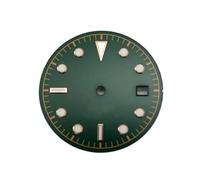 1 pz 30,5 mm quadrante nero blu luminoso NH35 ETA 2824 2836 8215 821A DG2813 3804 ST1612(NO9,Fit Nh35)