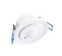 1 pz 300W Microwave Motion Sensor 360'D - White Body