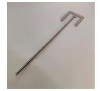 1 pz 304 acciaio inossidabile E-type agitatore paletta 40-120 mm lama 300-500 asta for laboratorio(110x8x500mm)