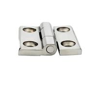 1 pz 304 acciaio inossidabile macchinari industriali attrezzature pesanti cerniera cuscinetto porta armadio ispessimento cerniera pieghevole pesante(50-50-6 With stud)