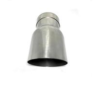 1 Pz 304 Acciaio Inossidabile Universale Automobile Punta Di Scarico Marmitta Tubo Di Scappamento Modifica Auto Terminale Scarico Auto(67MM IN-89MM OUT)