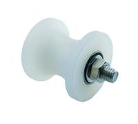 1 pz 304 puleggia cuscinetto rullo pista ruota in polipropilene puleggia fissa cavo linea ruota di sospensione(20-65MM with rod)