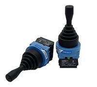 1 pz 30mm Monolever Cross Rocker Master Switch Joystick Cross Switch Auto-reset Auto-blocco 2NO 4NO HKB-601(2 Way Self Lock)