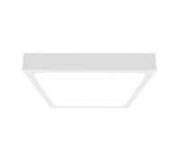 1 pz 30W LED Dome Light 6500K Square,White Frame IP44