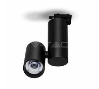 1 pz 30W LED Track Light Black Body 6400K