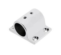 1 pz 316 In Acciaio Inox Barca Corrimano Raccordi 90 Gradi Stanchion Rettangolo Base Marine Deck Hardware per 25mm Tubi