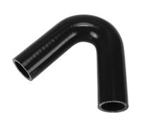 1 pz 32mm 1.26" ID 120mm 4.72" Lungo 135° Nero Tubo flessibile silicone