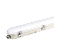 1 pz 36W LED Wp Lamp Fitting 120cm Samsung Chip & Em Kit Milky Cover+Ss Clips 40