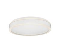 1 pz 38W LED Designer Light Round White Finish 4000K Dimmable