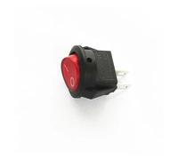 1 PZ 3A KCD11-2PIN interruttore a bilanciere circolare coperchio rosso trasparente senza luce apertura 15mm 2 pin on/off piccolo interruttore a forma di barca