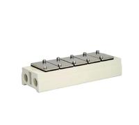 1 pz 3V200 piastra base valvola elettromagnetica piastra bus 200M-5F/6F/7F/8F/9F 3V200M(3V200M-6F)