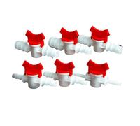 1 pz 4~25 mm di diametro uguale POM valvola a sfera tubo di irrigazione a goccia giunto pagoda acquario serbatoio pompa aria giardino connettore acqua tubo valvola(K16-16)