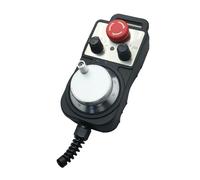 1 pz 4/6 assi MPG volantino 100PPR 5-24V generatore di impulsi portatile elettronico con arresto di emergenza for macchina utensile router CNC(STK6-R100-E Stop,6 Axis)
