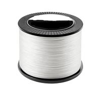 1 pz 4 fili intrecciati PE lenza 500.0M filo for mosche multifilamento for carpa multicolore linea di mare super resistente Per Fishing(White,500M-X4-2.0-28LB)