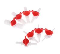 1 Pz 4 Mm 6 Mm 8 Mm 10 Mm 12 Mm 16 Mm 20 Mm PVC Tubo Flessibile Valvola A Sfera In Plastica A Due Vie Acquario Giardino Micro Irrigazione Connettore(10mm)