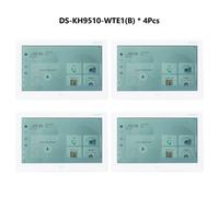 1 pz - 4 pezzi HIKVISION 10 pollici DS-KH9510-WTE1(B) Monitor da interno, 802.3af POE, app Hik-connect, WiFi, videocitofono 1 pcs