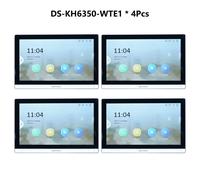 1 pz - 4 pezzi HIKVISION Monitor da interno PoE da 7 pollici DS-KH6350-WTE1 sostituire DS-KH6320-WTE1, app Hik-connect, WiFi, videocitofono