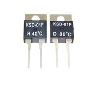 1 pz 40 50 60 70 80 90 100 DegC NC Normalmente Chiuso NO Normalmente Aperto 1.5A Interruttore Termico Sensore di Temperatura Termostato KSD-01F JUC-31F(85C,Normally closed D)