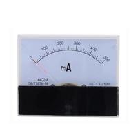 1 pz 44C2 1mA 2mA 5mA 10mA 20mA 30mA 50mA 75mA 100mA 200mA 300mA 500mA Amperometro Misuratore di corrente analogico Misuratore di test meccanico Amperometro(5mA)